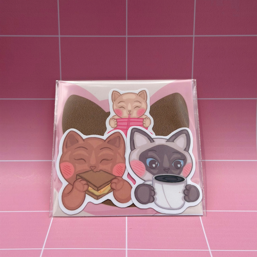 Kitty Kopitiam Sticker Set