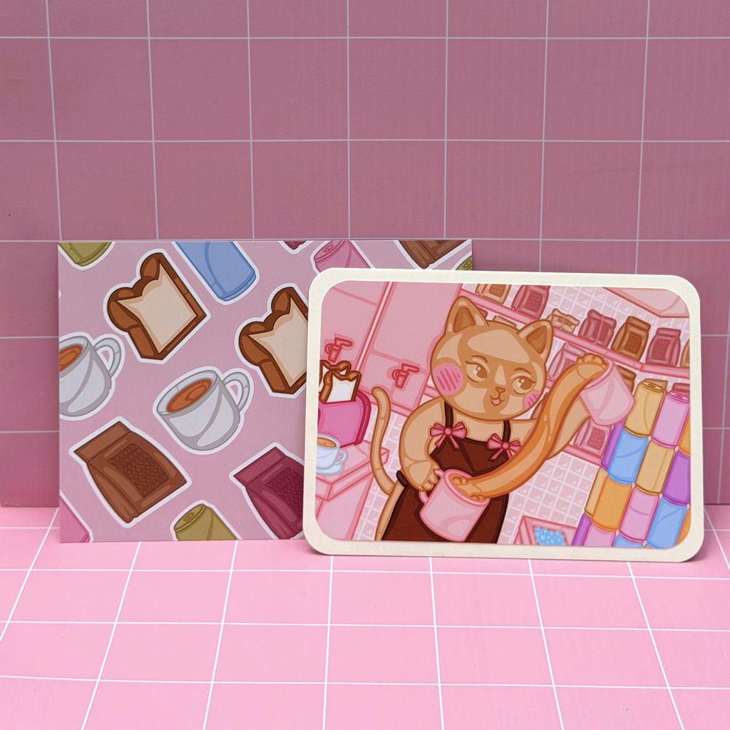 Kitty Kopitiam Pawst & Print Set